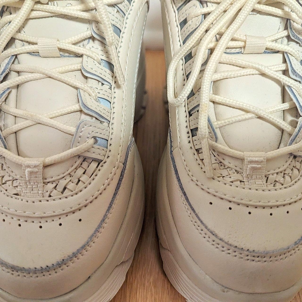 Fila Women's Cream Platform Sneakers - Picture 4 of 8